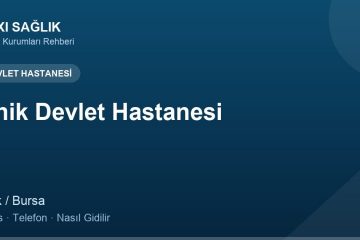İznik Devlet Hastanesi adres ve telefon
