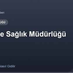 İznik İlçe Sağlık Müdürlüğü adres ve telefon