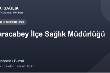 Karacabey İlçe Sağlık Müdürlüğü adres ve telefon