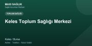 Keles Toplum Sağlığı Merkezi adres ve telefon