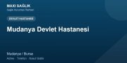 Mudanya Devlet Hastanesi adres ve telefon