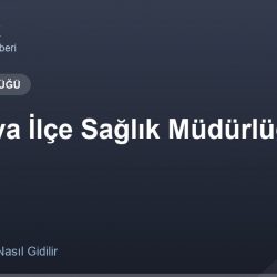 Mudanya İlçe Sağlık Müdürlüğü adres ve telefon