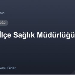 Nilüfer İlçe Sağlık Müdürlüğü adres ve telefon