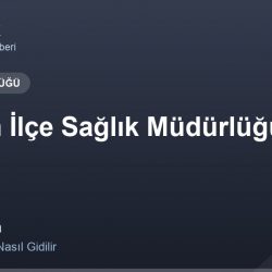 Yıldırım İlçe Sağlık Müdürlüğü adres ve telefon