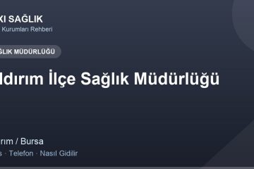 Yıldırım İlçe Sağlık Müdürlüğü adres ve telefon
