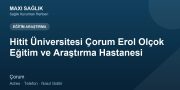 Hitit Üniversitesi Çorum Erol Olçok Eğitim ve Araştırma Hastanesi adres ve telefon