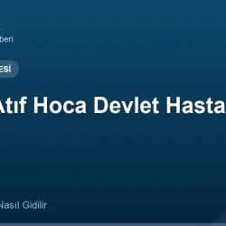İskilip Atıf Hoca Devlet Hastanesi adres ve telefon