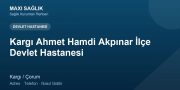 Kargı Ahmet Hamdi Akpınar İlçe Devlet Hastanesi adres ve telefon