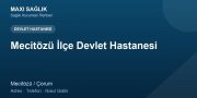 Mecitözü İlçe Devlet Hastanesi adres ve telefon