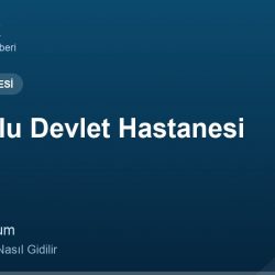 Sungurlu Devlet Hastanesi adres ve telefon
