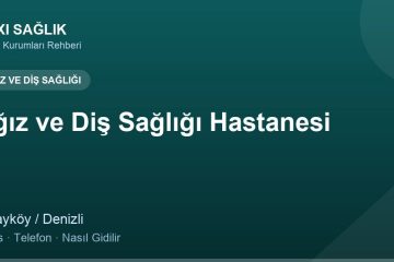 Ağız ve Diş Sağlığı Hastanesi adres ve telefon