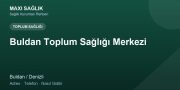 Buldan Toplum Sağlığı Merkezi adres ve telefon
