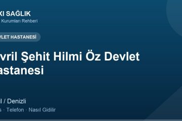 Çivril Şehit Hilmi Öz Devlet Hastanesi adres ve telefon