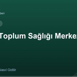 Güney Toplum Sağlığı Merkezi adres ve telefon