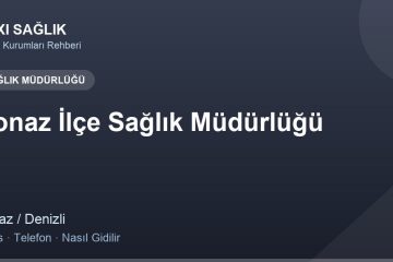 Honaz İlçe Sağlık Müdürlüğü adres ve telefon
