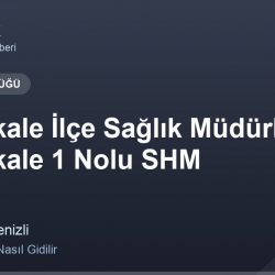 Pamukkale İlçe Sağlık Müdürlüğü - Pamukkale 1 Nolu SHM adres ve telefon