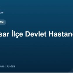 Serinhisar İlçe Devlet Hastanesi adres ve telefon