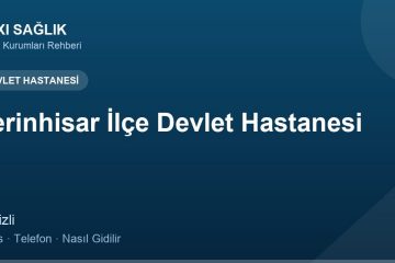 Serinhisar İlçe Devlet Hastanesi adres ve telefon