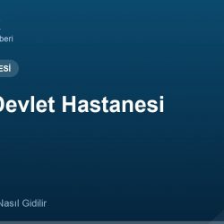Tavas Devlet Hastanesi adres ve telefon