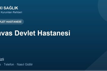 Tavas Devlet Hastanesi adres ve telefon
