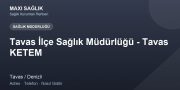 Tavas İlçe Sağlık Müdürlüğü - Tavas KETEM adres ve telefon