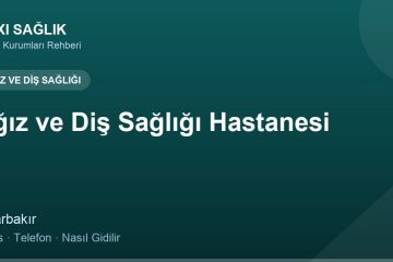 Ağız ve Diş Sağlığı Hastanesi adres ve telefon