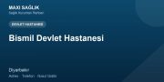 Bismil Devlet Hastanesi adres ve telefon