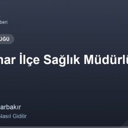 Kayapınar İlçe Sağlık Müdürlüğü adres ve telefon