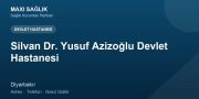 Silvan Dr. Yusuf Azizoğlu Devlet Hastanesi adres ve telefon