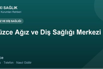 Düzce Ağız ve Diş Sağlığı Merkezi adres ve telefon
