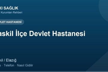 Baskil İlçe Devlet Hastanesi adres ve telefon