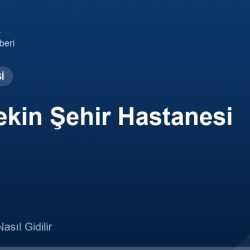 Fethi Sekin Şehir Hastanesi adres ve telefon