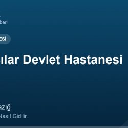 Kovancılar Devlet Hastanesi adres ve telefon