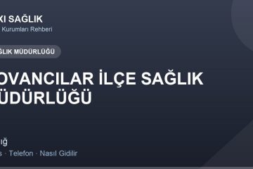 KOVANCILAR İLÇE SAĞLIK MÜDÜRLÜĞÜ adres ve telefon