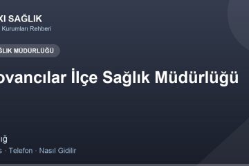 Kovancılar İlçe Sağlık Müdürlüğü adres ve telefon