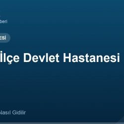 Tercan İlçe Devlet Hastanesi adres ve telefon