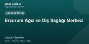 Erzurum Ağız ve Diş Sağlığı Merkezi adres ve telefon