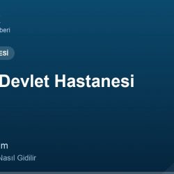 Aşkale Devlet Hastanesi adres ve telefon