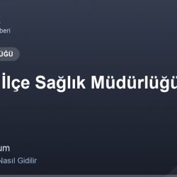 Aziziye İlçe Sağlık Müdürlüğü adres ve telefon
