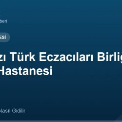 Karayazı Türk Eczacıları Birliği İlçe Devlet Hastanesi adres ve telefon