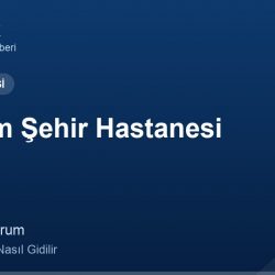 Erzurum Şehir Hastanesi adres ve telefon