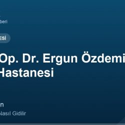 Görele Op. Dr. Ergun Özdemir Devlet Hastanesi adres ve telefon