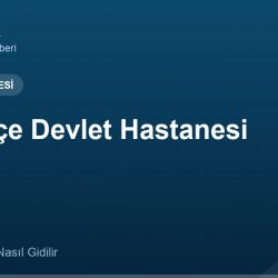 Güce İlçe Devlet Hastanesi adres ve telefon