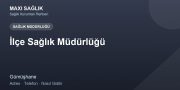 İlçe Sağlık Müdürlüğü adres ve telefon