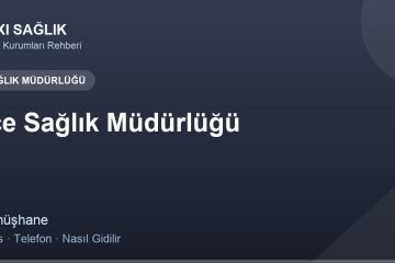 İlçe Sağlık Müdürlüğü adres ve telefon