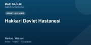 Hakkari Devlet Hastanesi adres ve telefon