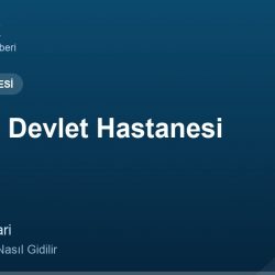Hakkari Devlet Hastanesi adres ve telefon