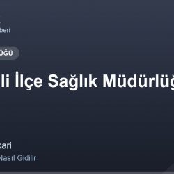 Şemdinli İlçe Sağlık Müdürlüğü adres ve telefon