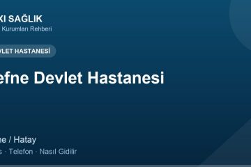 Defne Devlet Hastanesi adres ve telefon