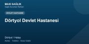 Dörtyol Devlet Hastanesi adres ve telefon